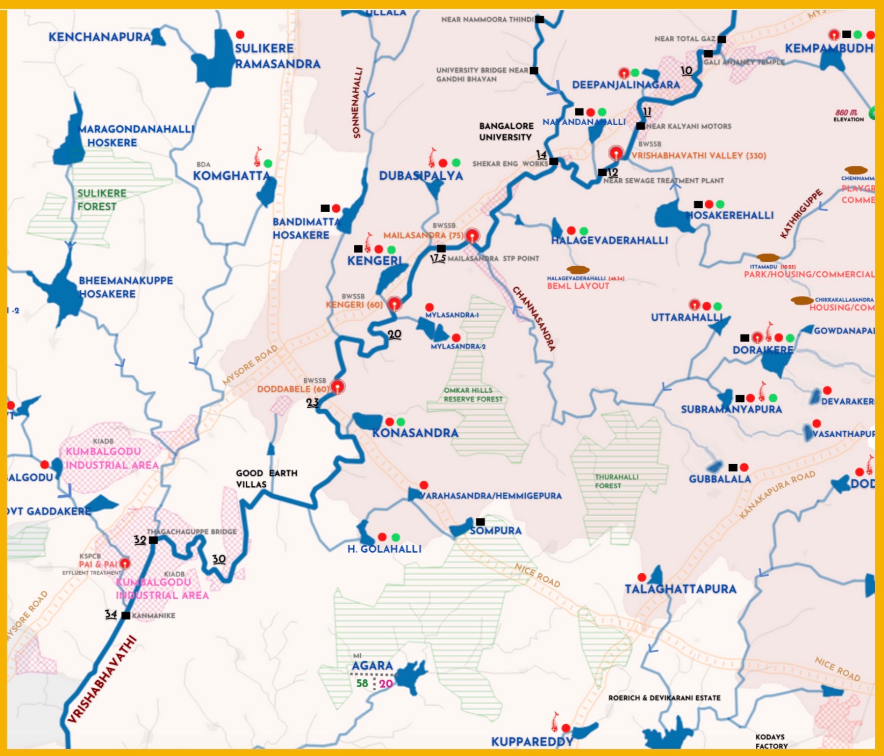 Kaveri River, Length, Basin, Map, & Facts