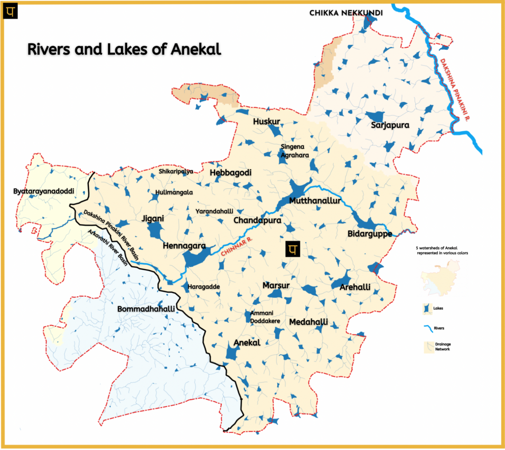 Rivers & Lakes of Anekal Taluk